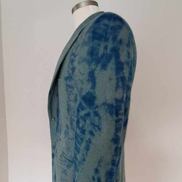 Loro Piana nordstrom cashmere silk sweater jacket blazer blue grey gray 42 L XL - Picture 4 of 11